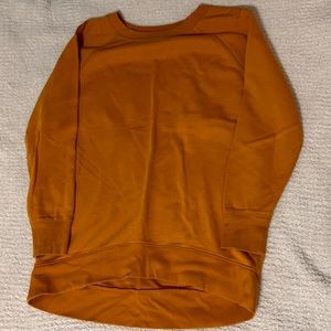 Old Navy tunic sweatshirt | orange | medium